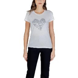 تي شيرت قطني أبيض