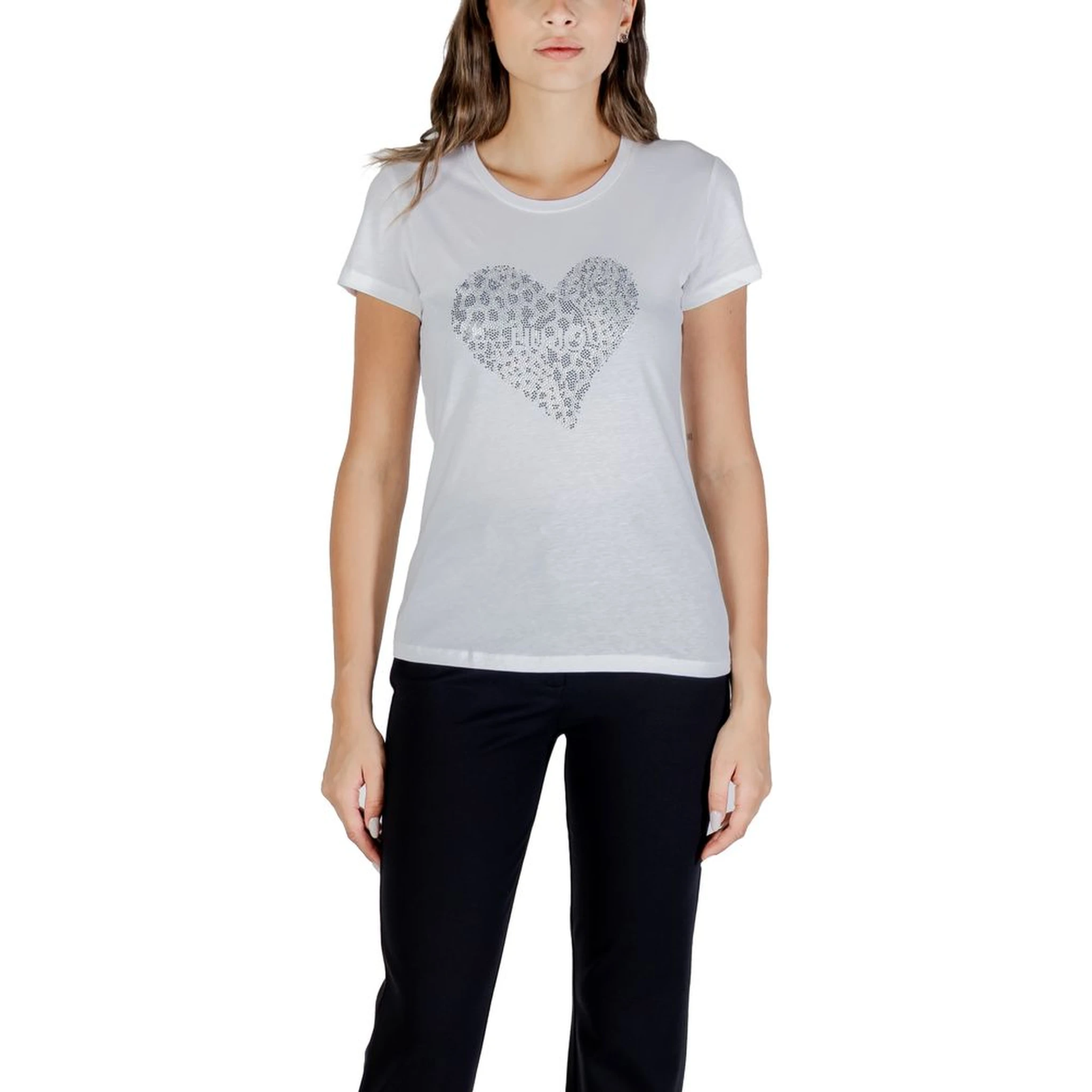 تي شيرت قطني أبيض