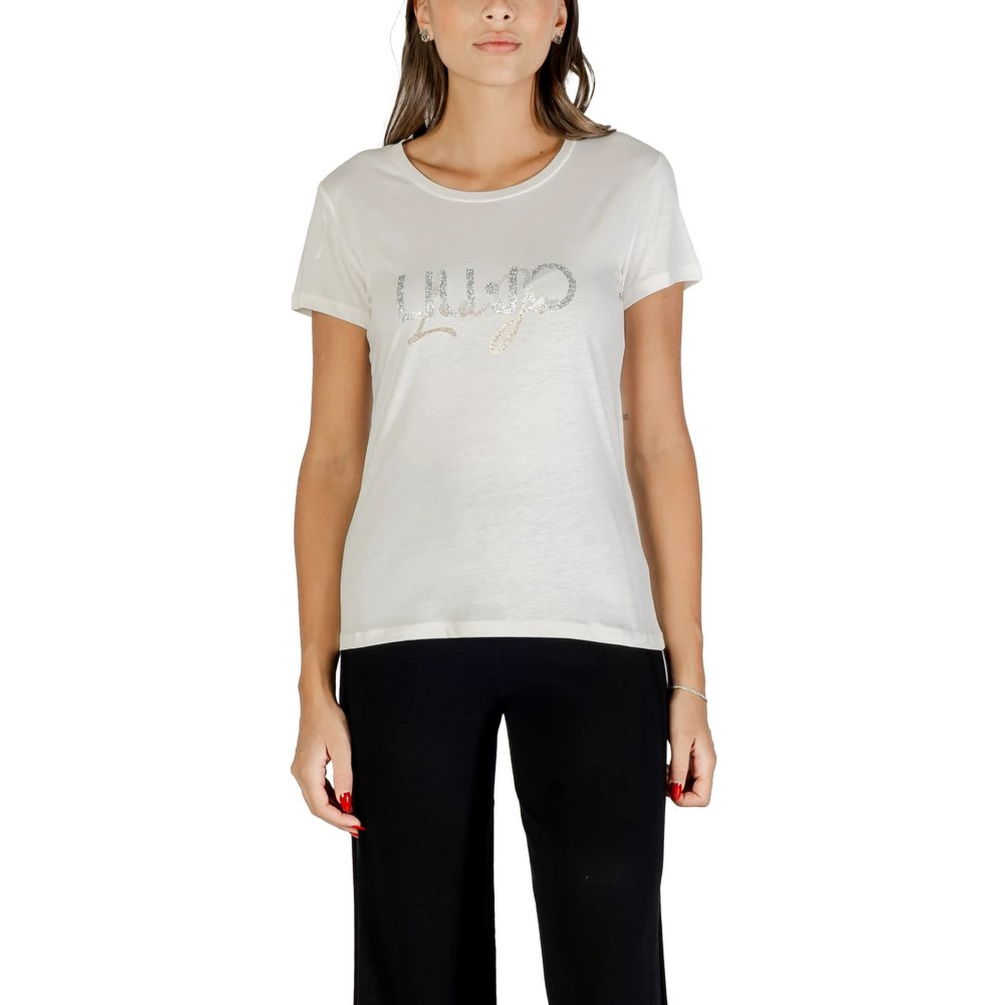 تي شيرت قطني أبيض