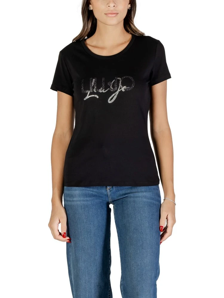 Black Cotton T-Shirt