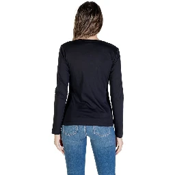 Black Cotton Long Sleeve T-Shirt