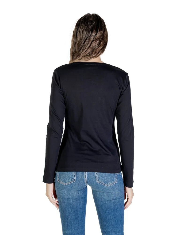 Black Cotton Long Sleeve T-Shirt alternative