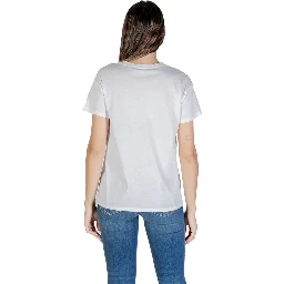 تي شيرت قطني أبيض