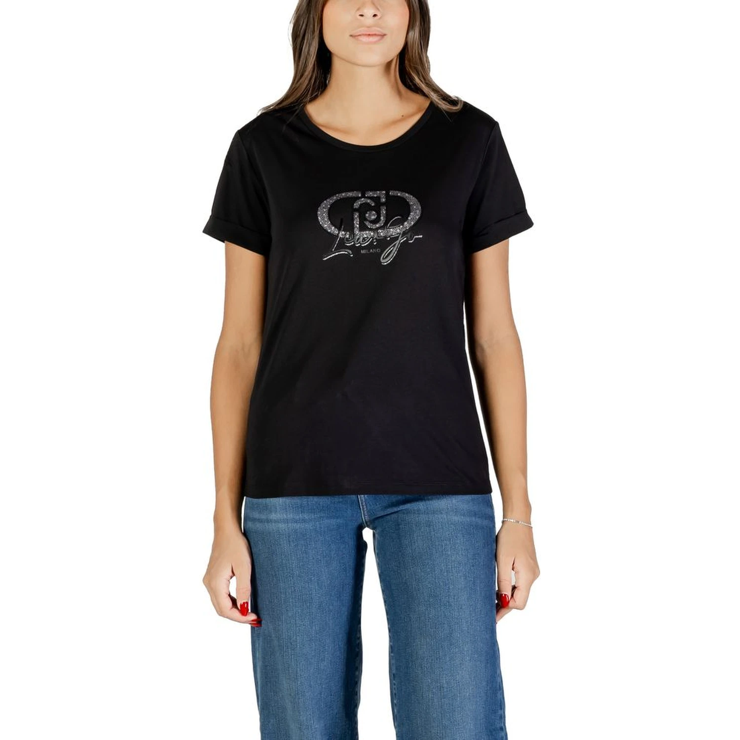 Black Cotton T-Shirt