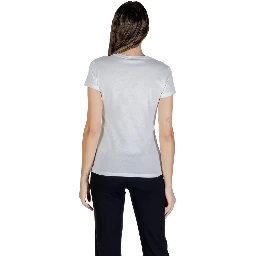 تي شيرت قطني أبيض