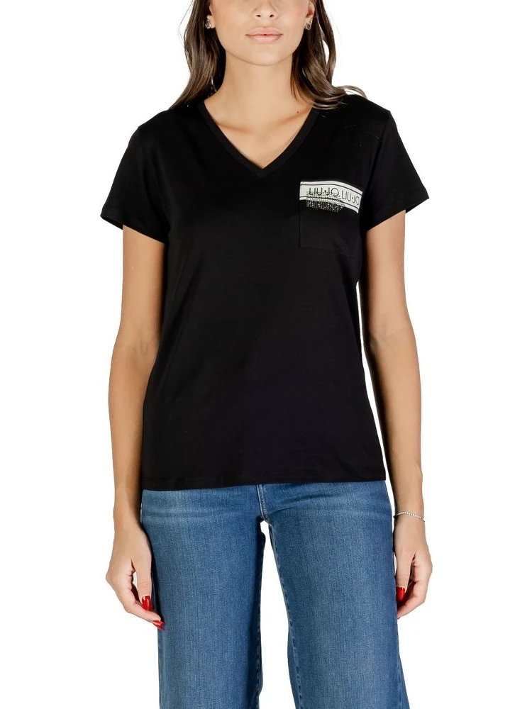 Black Cotton T-Shirt