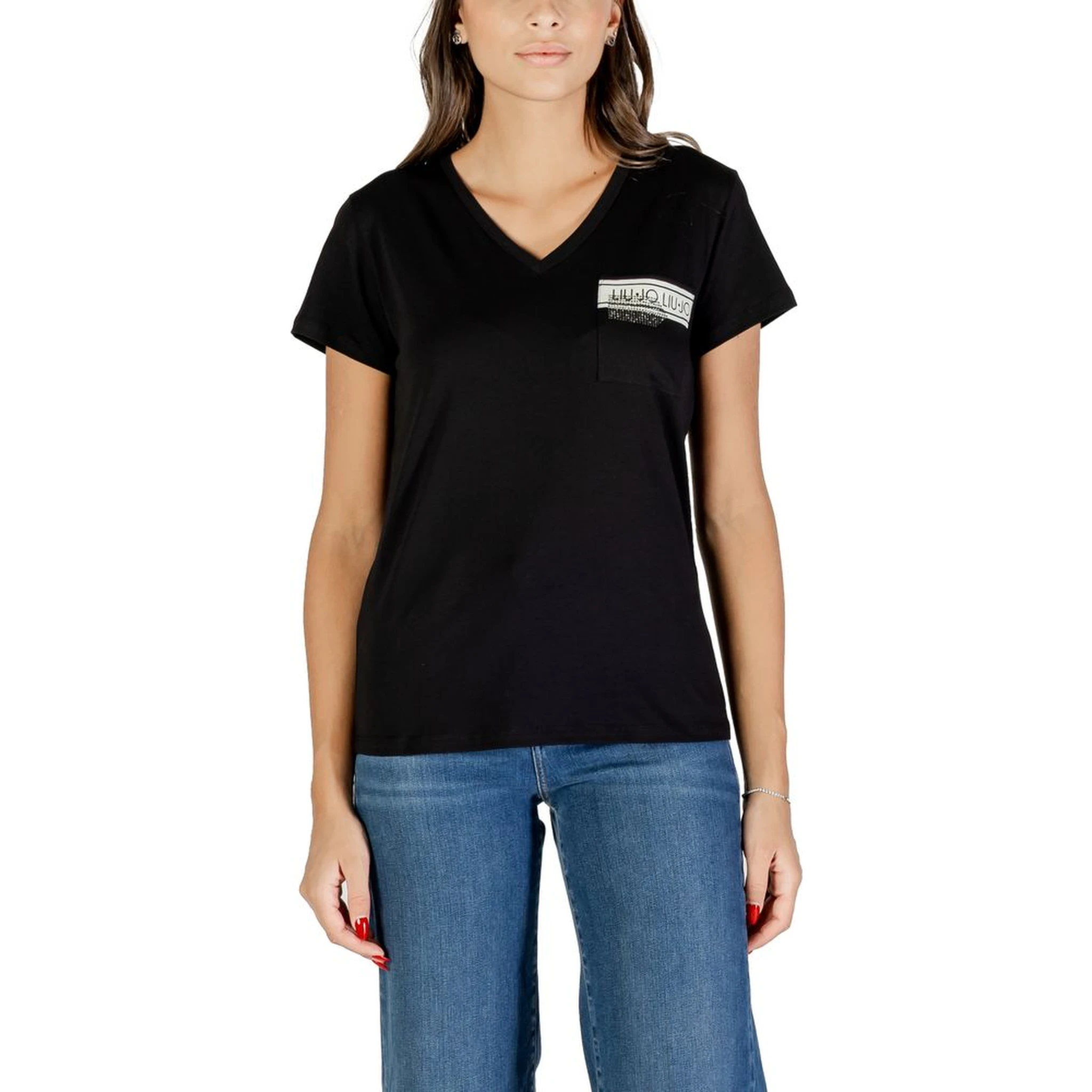 تيشيرت قطني أسود