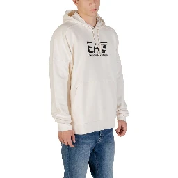 Black And White Cotton Hoodie