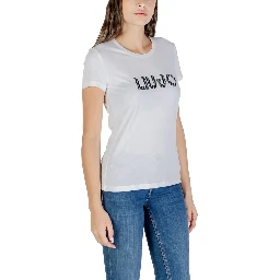 تي شيرت قطني أبيض