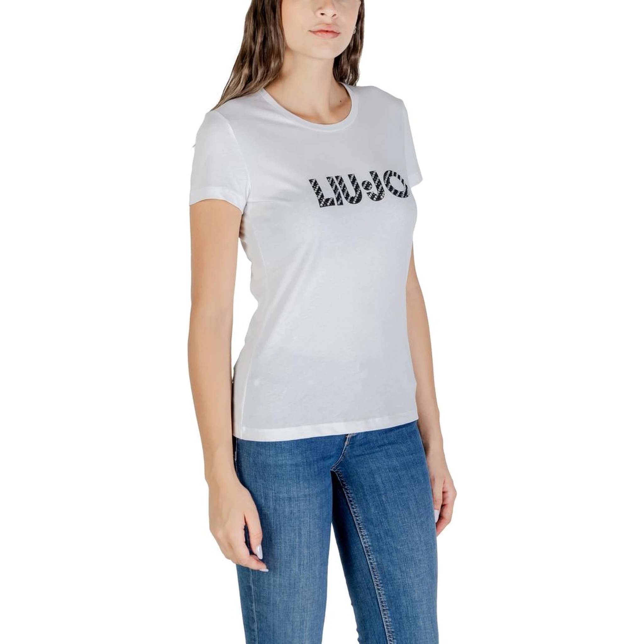 تي شيرت قطني أبيض