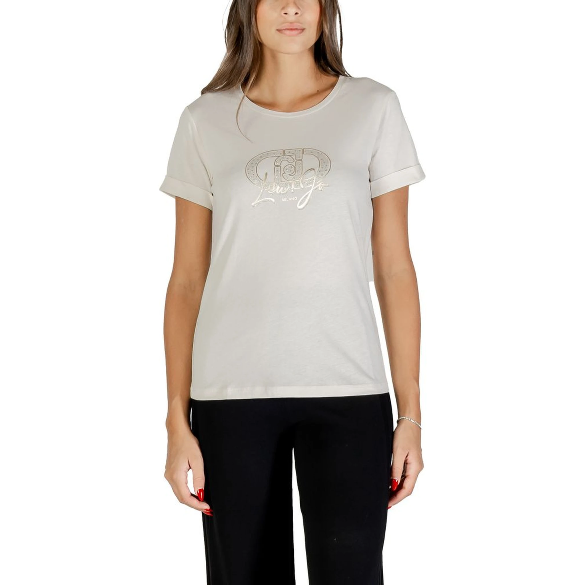 تي شيرت قطني أبيض