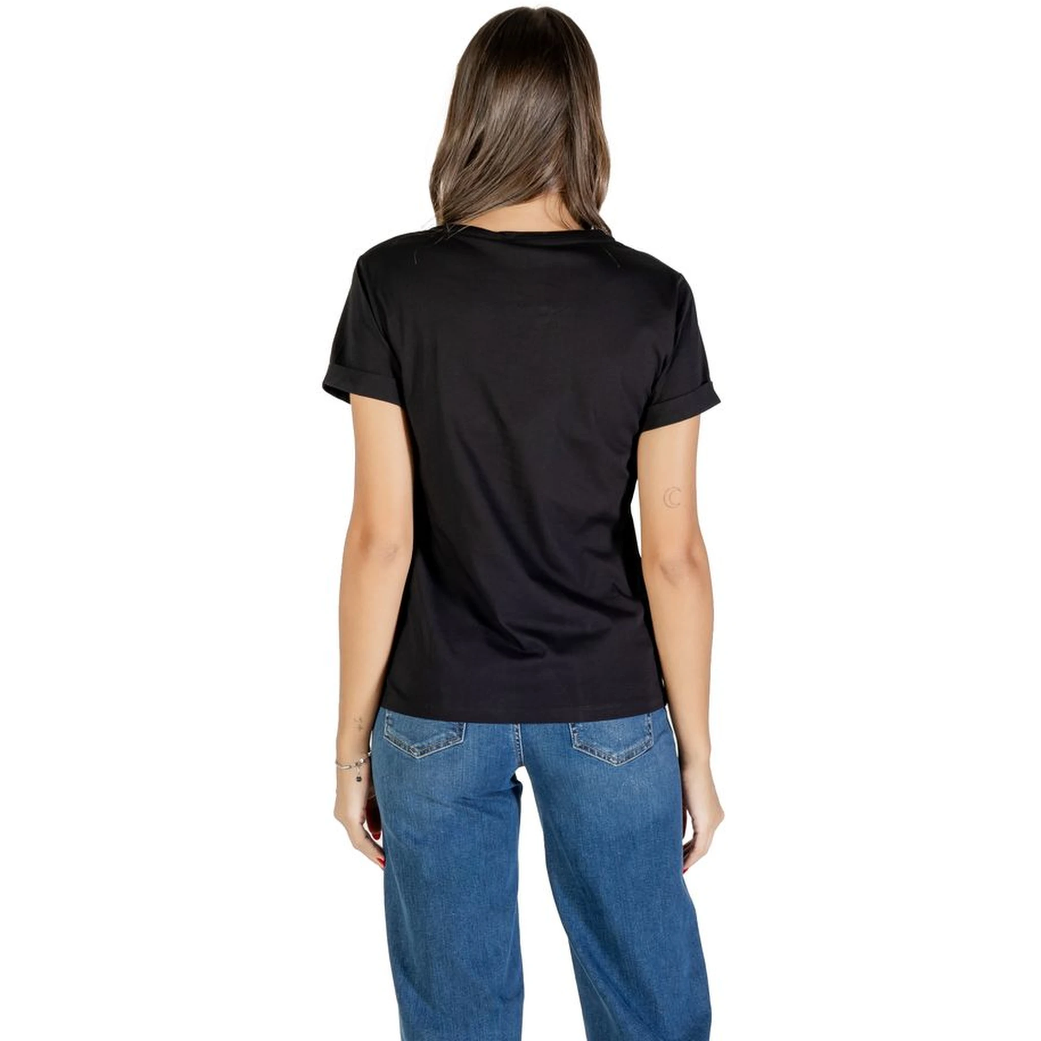 تيشيرت قطني أسود