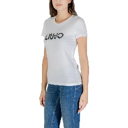 تي شيرت قطني أبيض