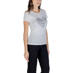 تي شيرت قطني أبيض