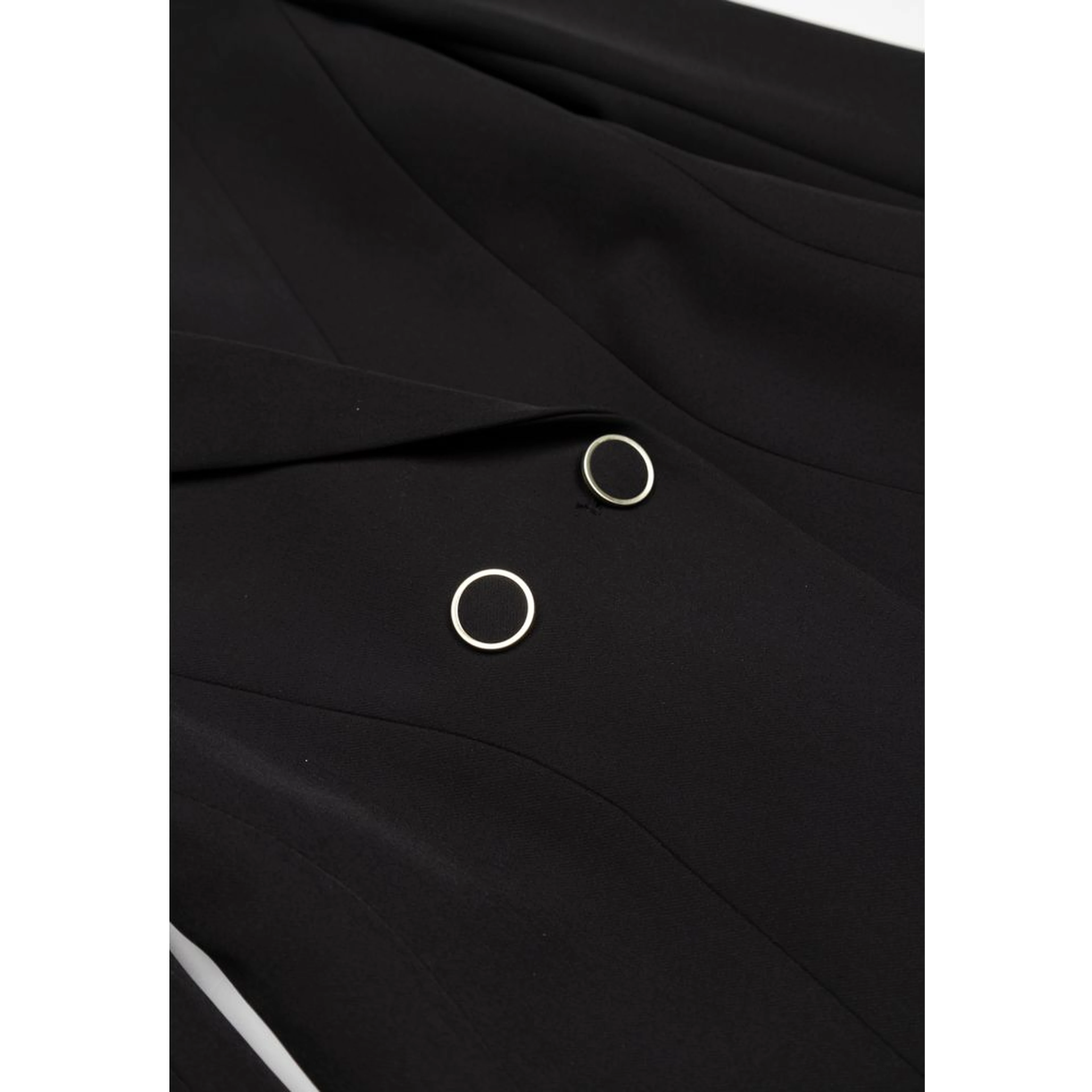 Black Polyester Blazer