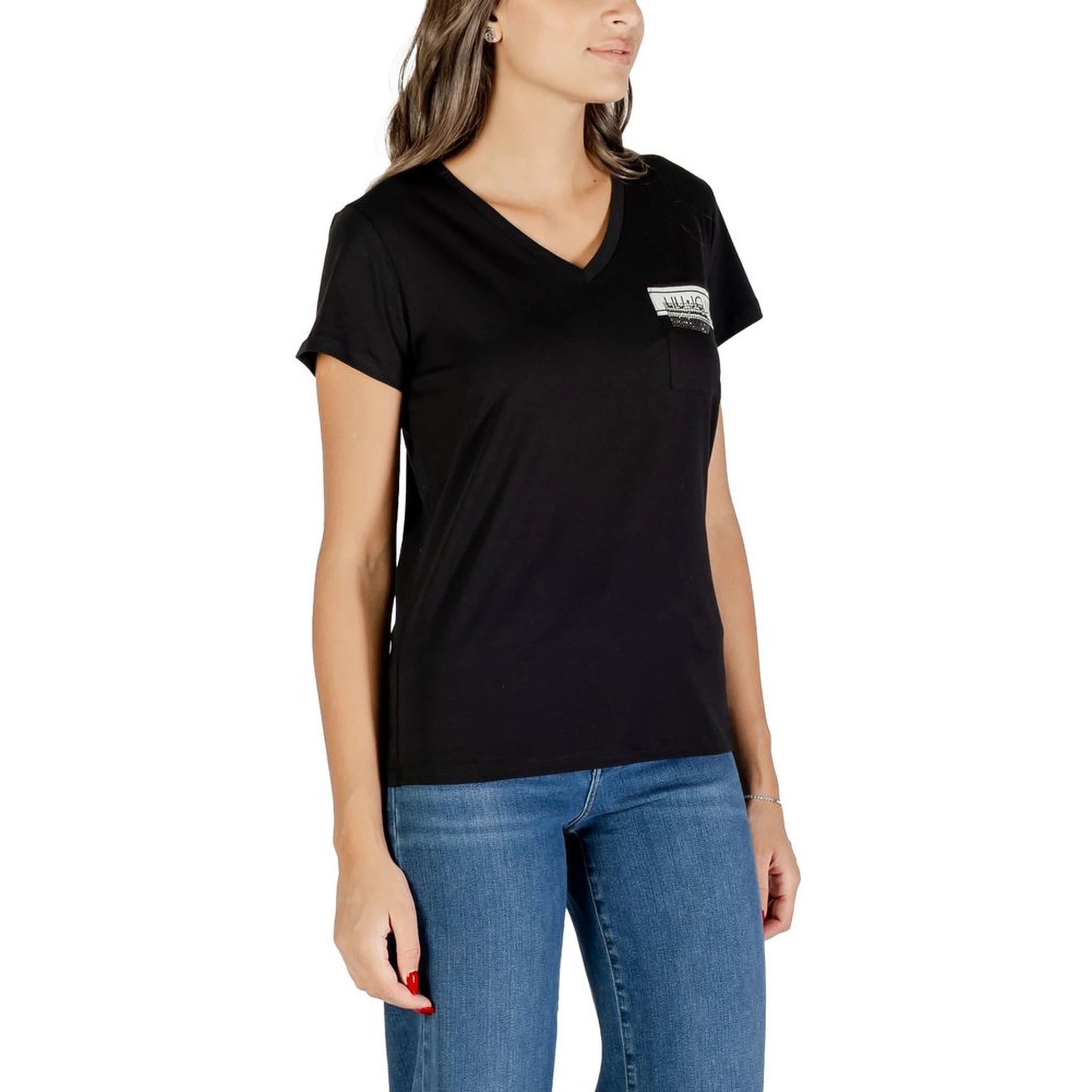 تيشيرت قطني أسود