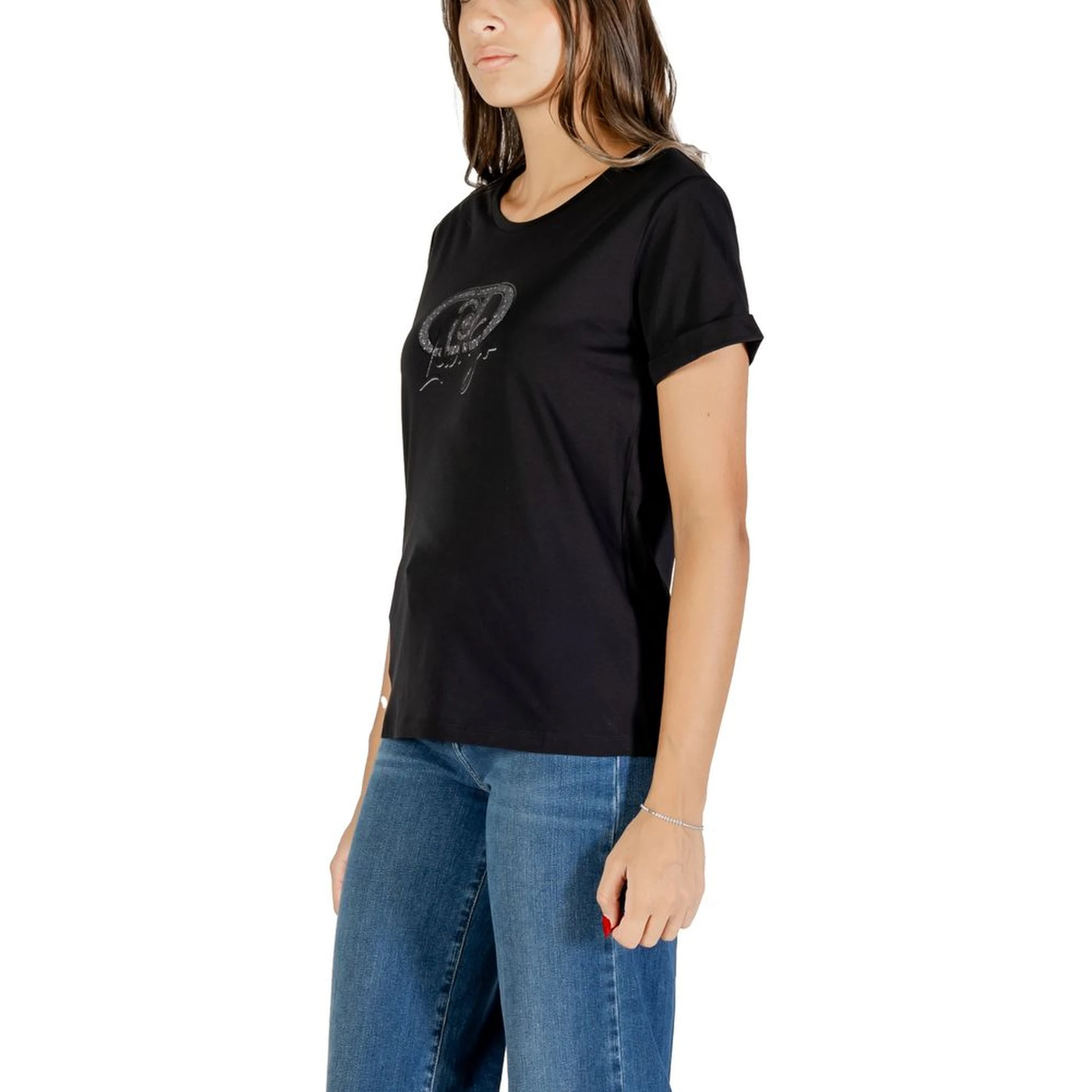 تيشيرت قطني أسود