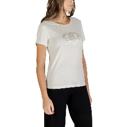 تي شيرت قطني أبيض