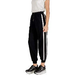 Black And White Cotton Joggers (Workout Pants)