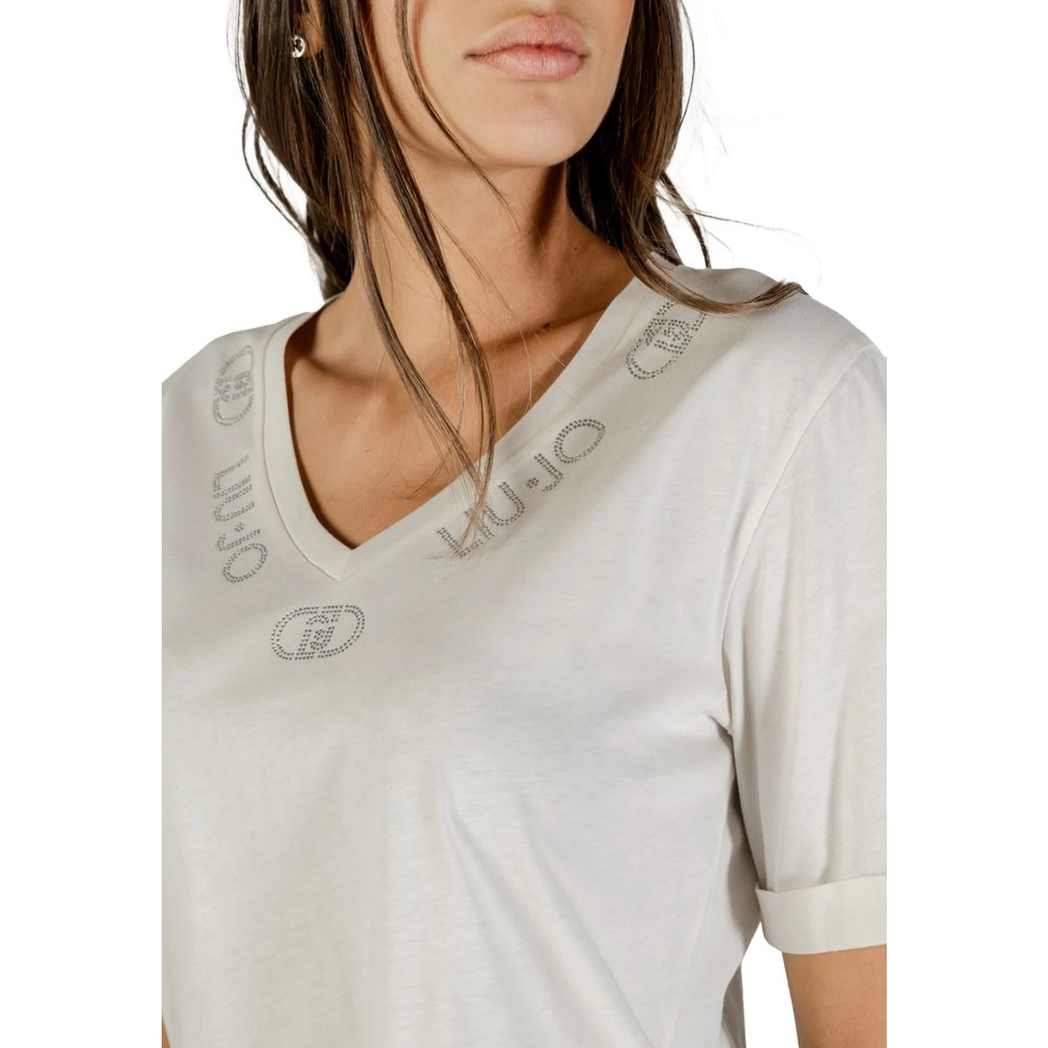 تي شيرت قطني أبيض