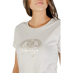 تي شيرت قطني أبيض