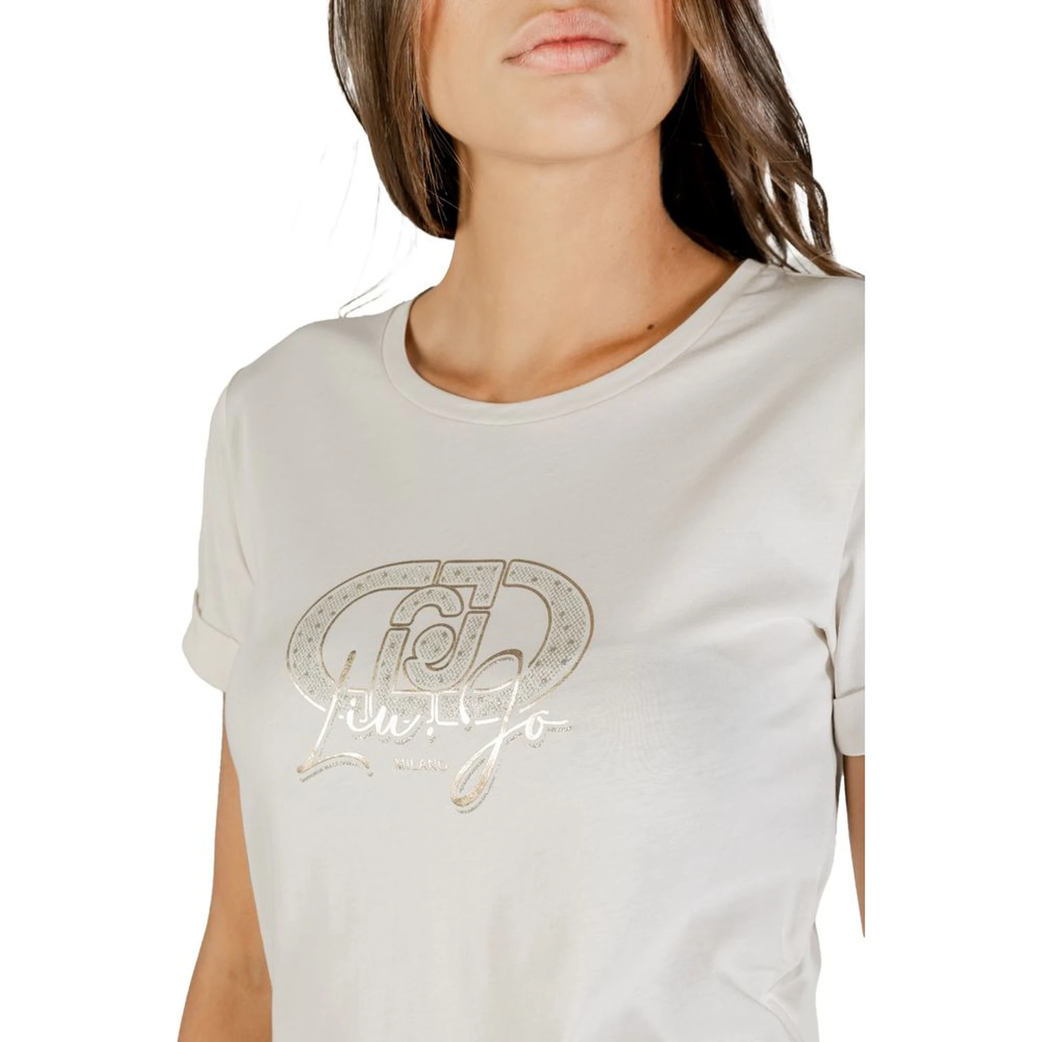 تي شيرت قطني أبيض