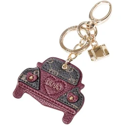 Purple Polyethylene Keychain