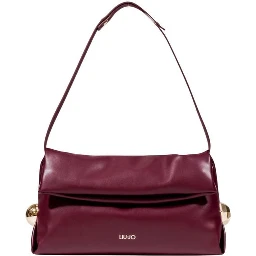 Bordeaux Polyethylene Clutch Bag