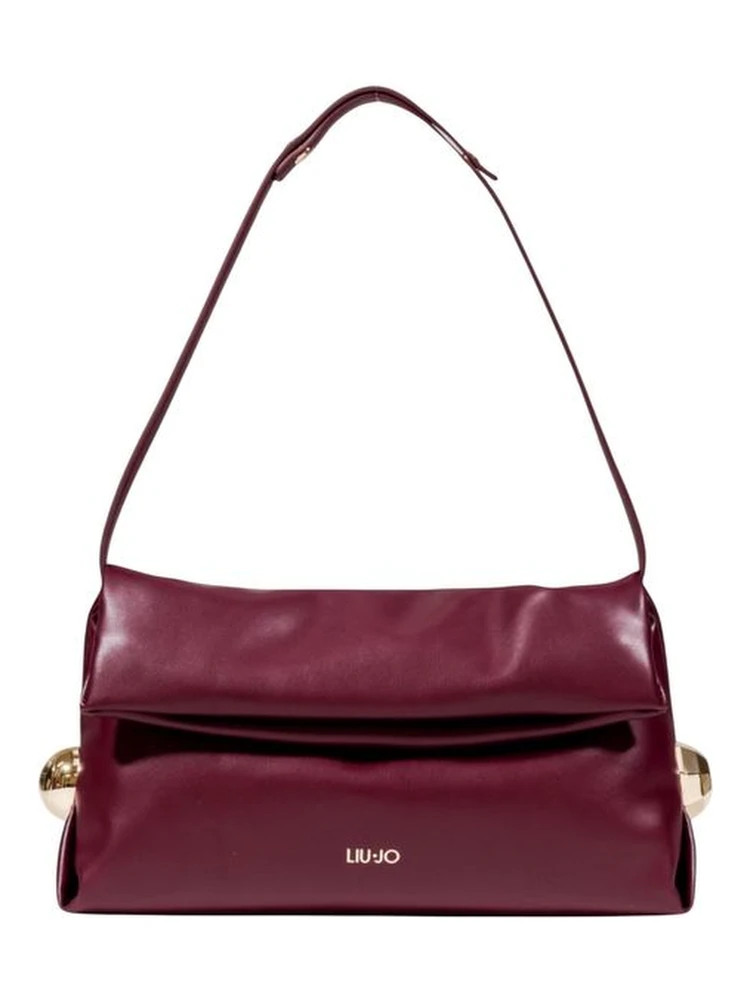 Bordeaux Polyethylene Clutch Bag