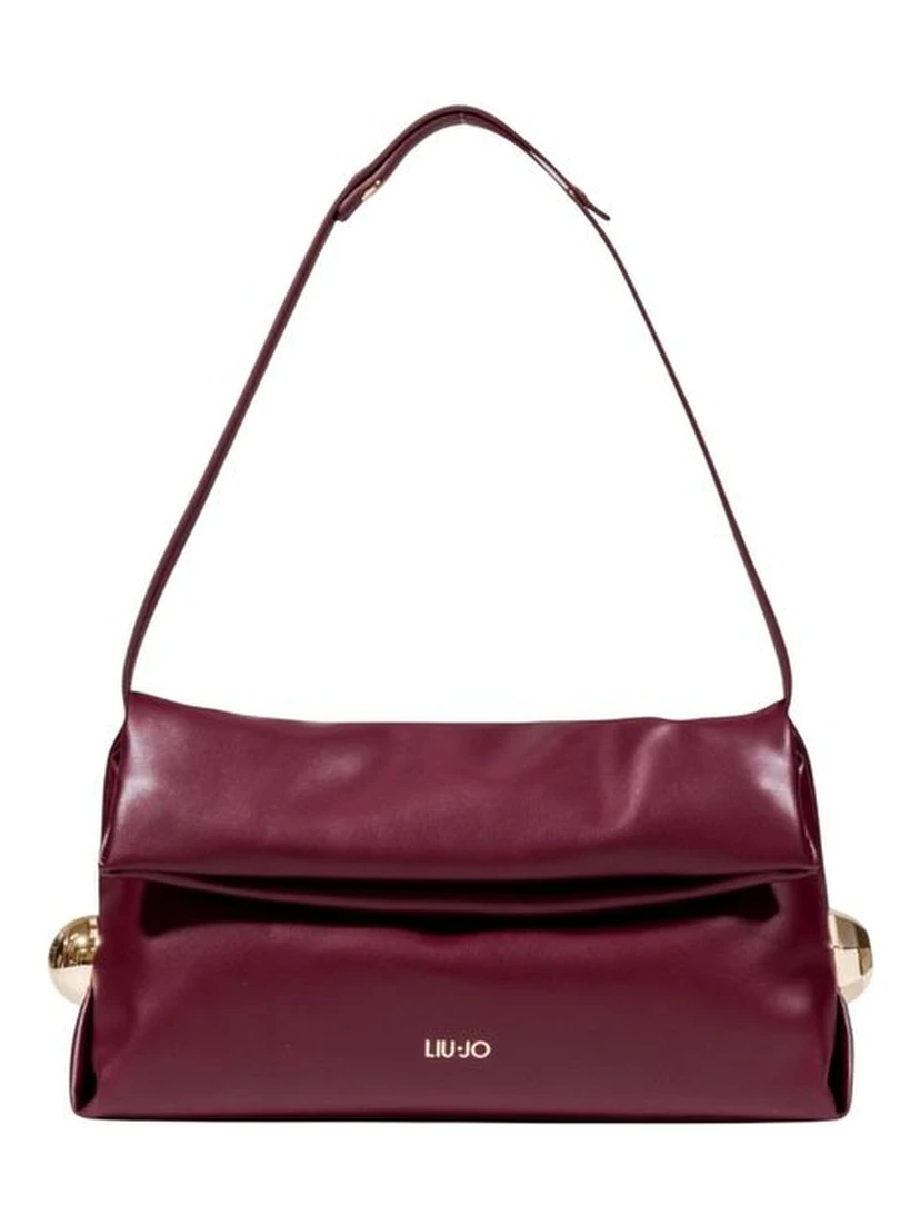 Bordeaux Polyethylene Clutch Bag