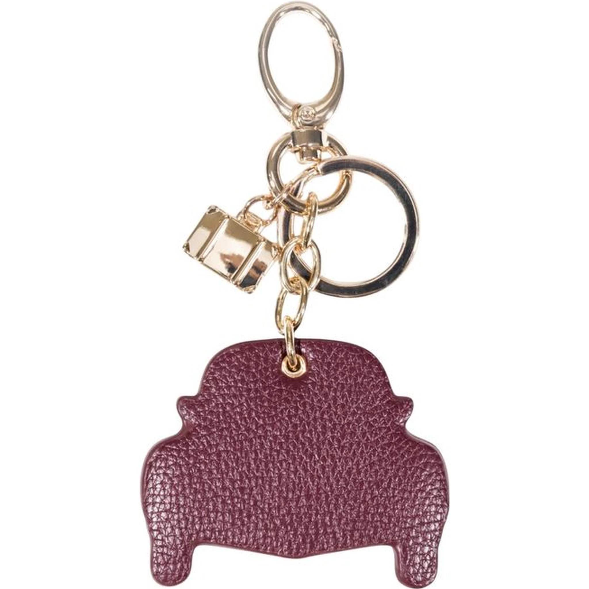 Purple Polyethylene Keychain