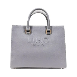 Gray Polyethylene Handbag