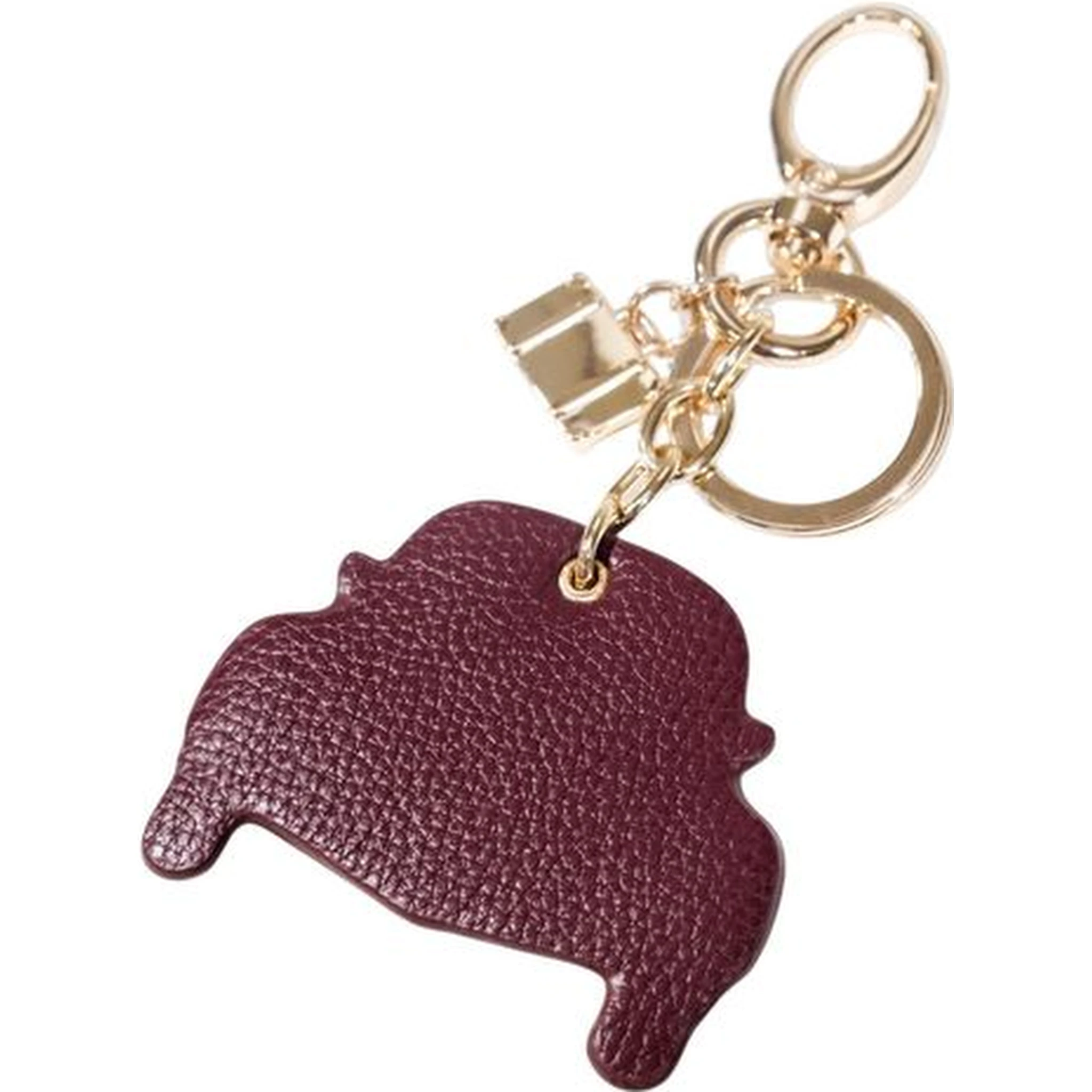 Purple Polyethylene Keychain
