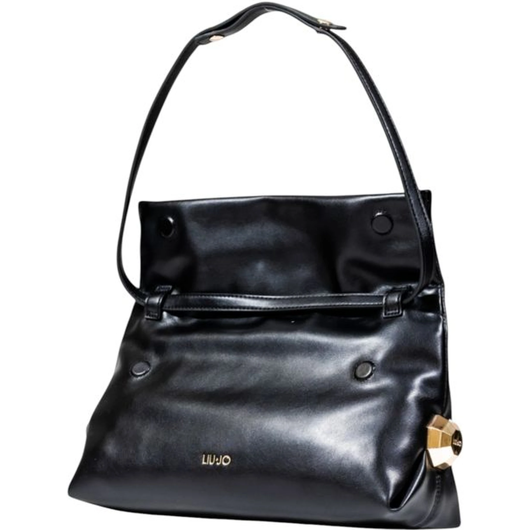 Black Polyethylene Clutch Bag