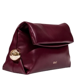Bordeaux Polyethylene Clutch Bag