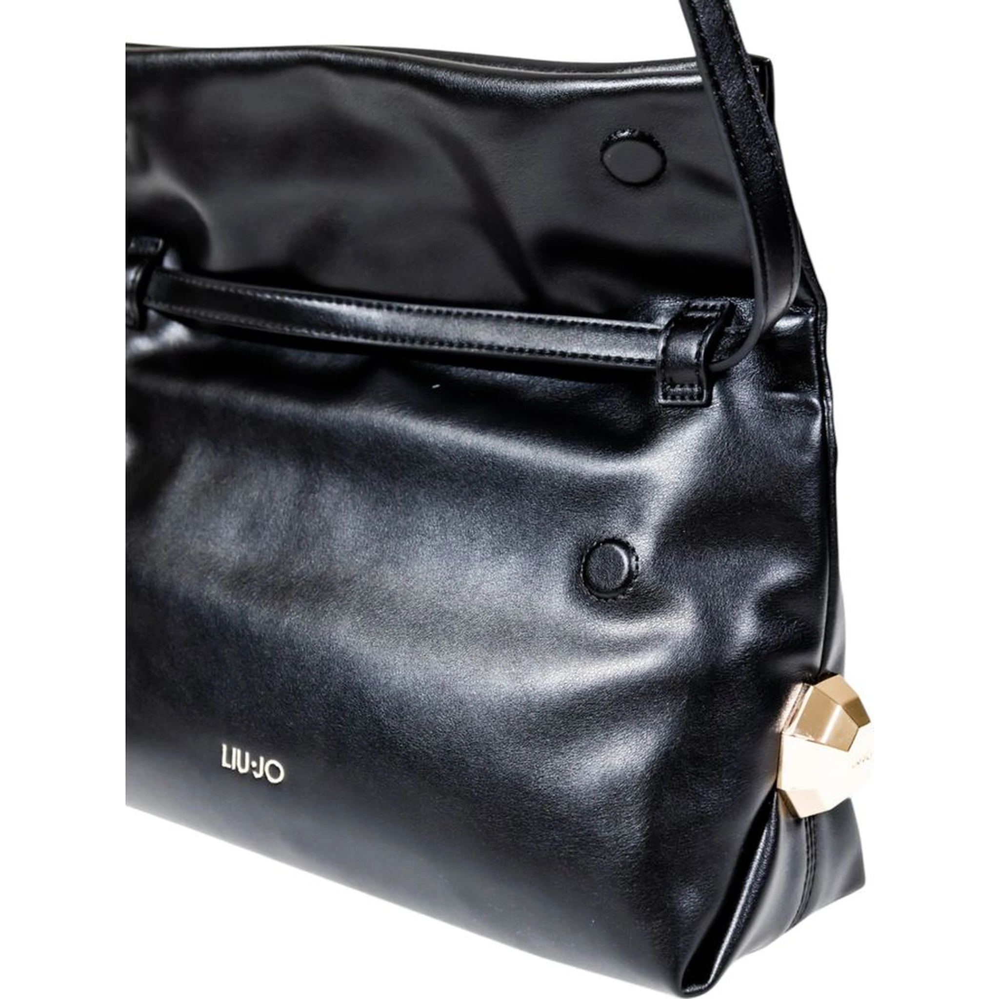 Black Polyethylene Clutch Bag