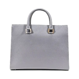Gray Polyethylene Handbag