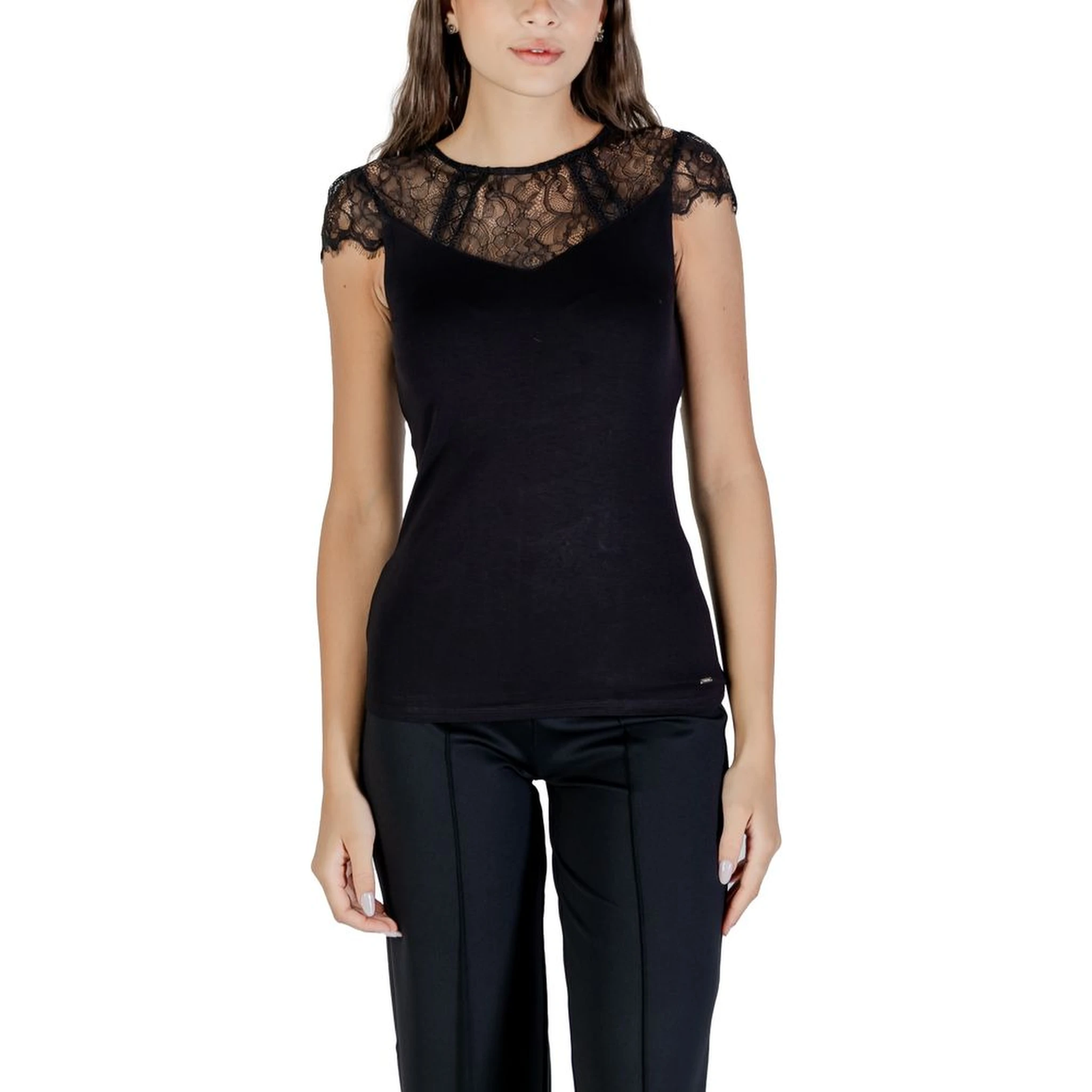 Black Viscose Blouse