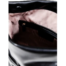 Black Polyethylene Clutch Bag