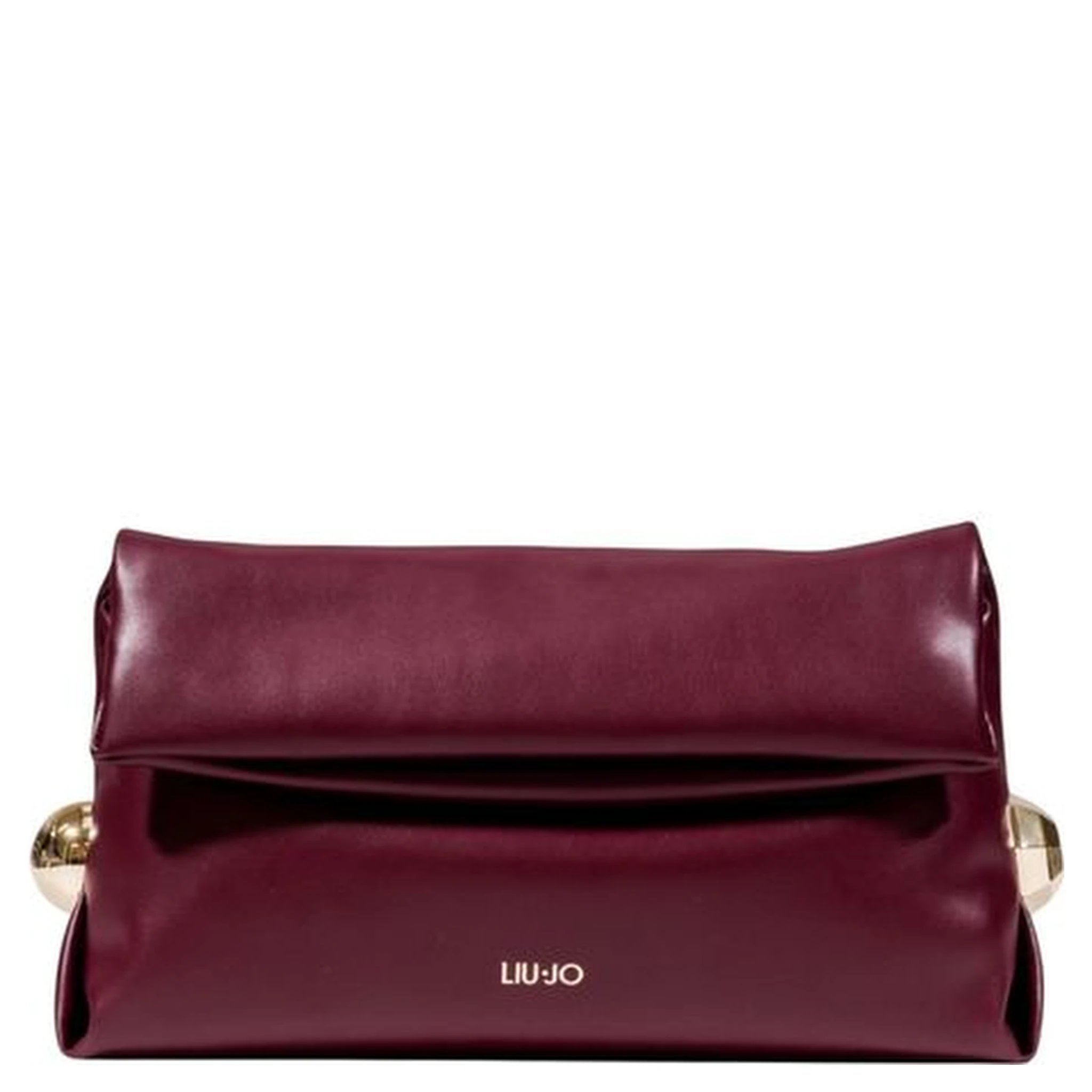 Bordeaux Polyethylene Clutch Bag