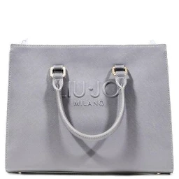 Gray Polyethylene Handbag