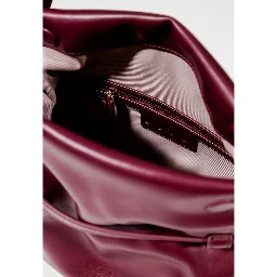 Bordeaux Polyethylene Clutch Bag