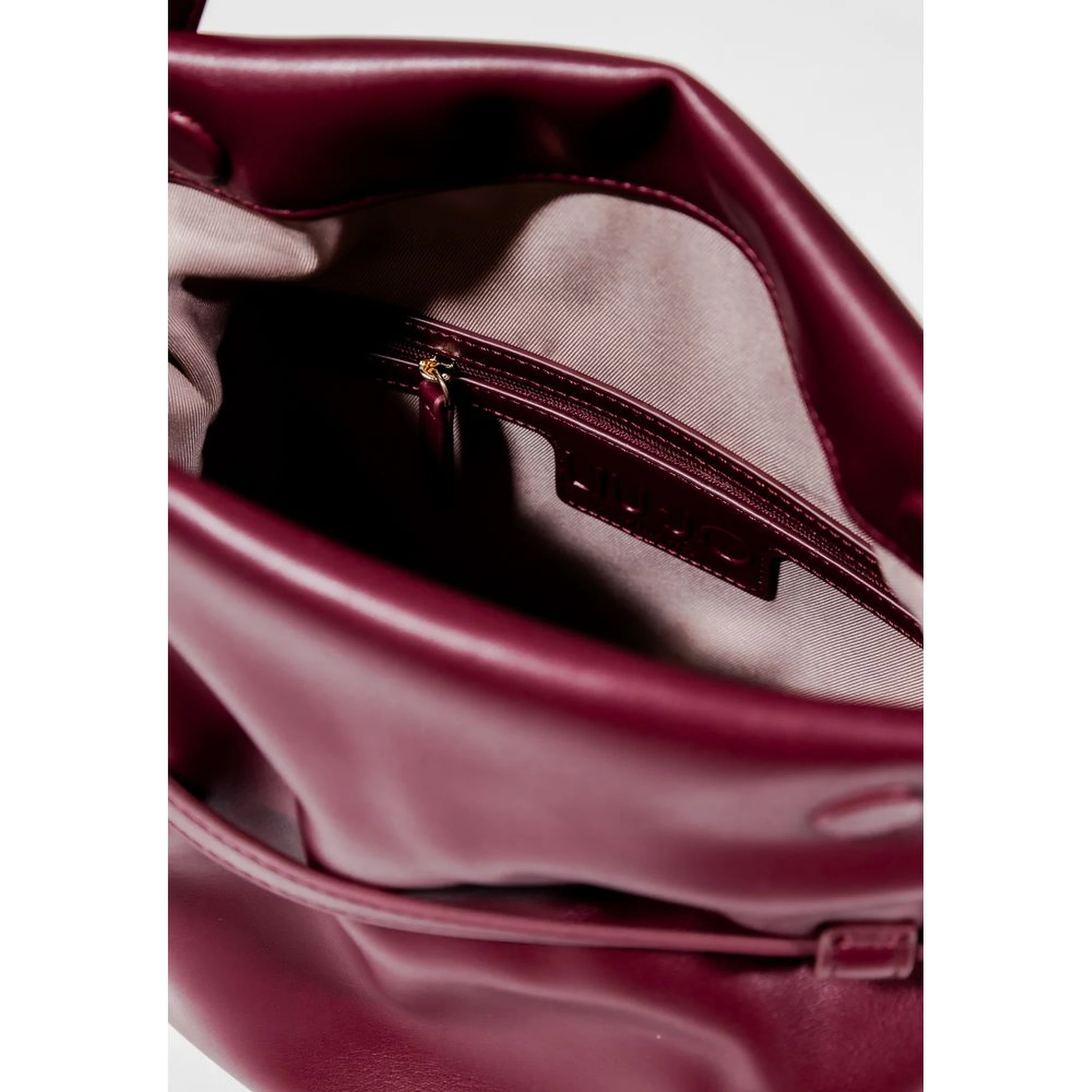 Bordeaux Polyethylene Clutch Bag