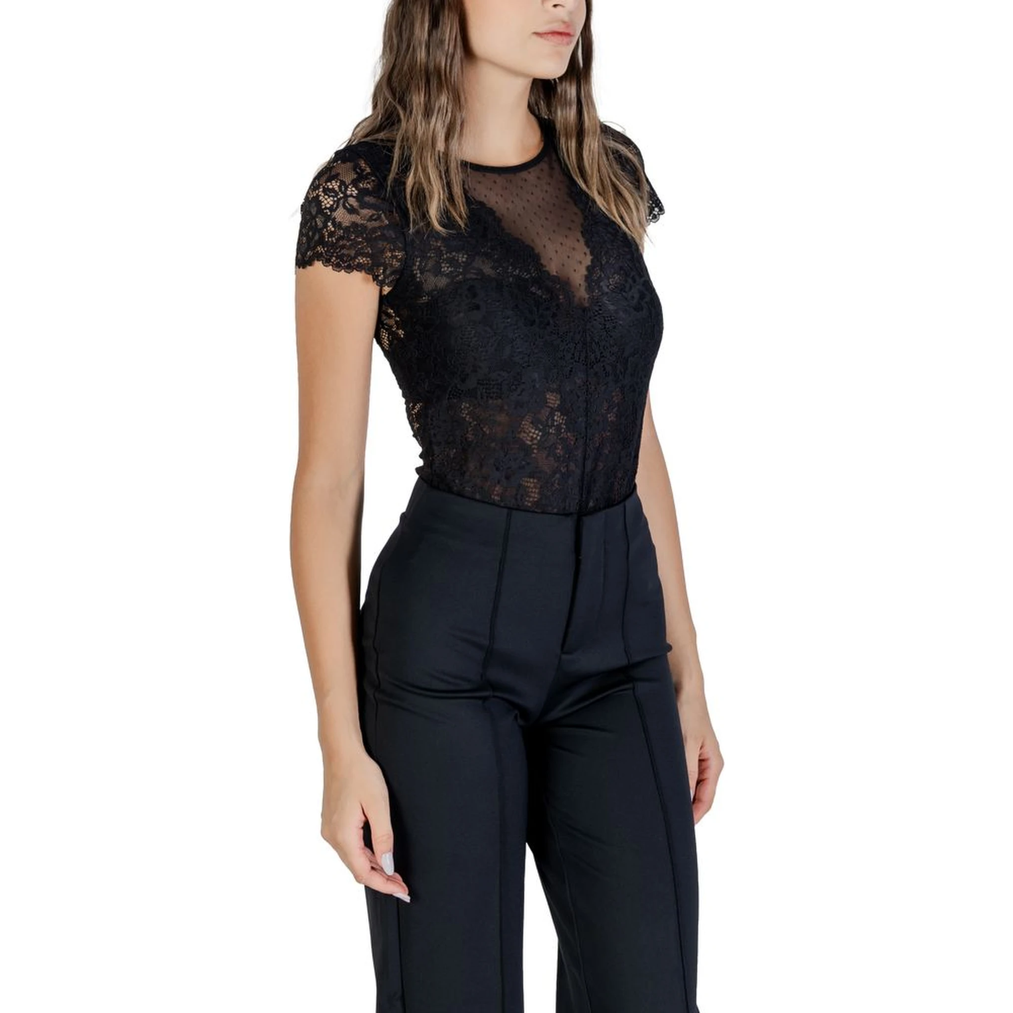 Black Polyamide Bodysuit