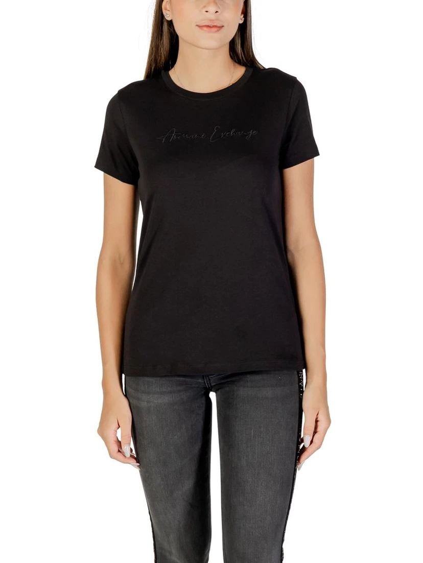 Black Cotton T-Shirt