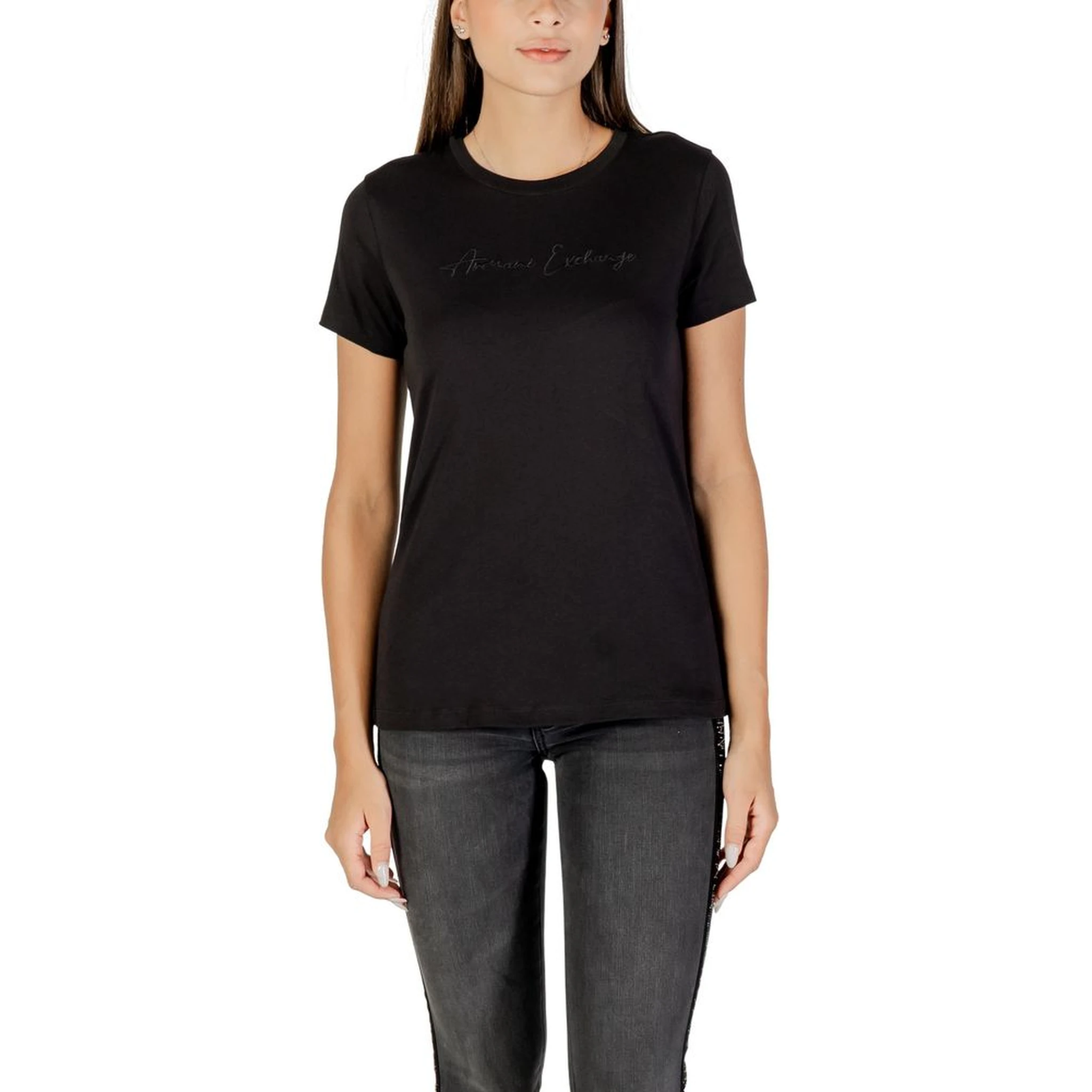 Black Cotton T-Shirt