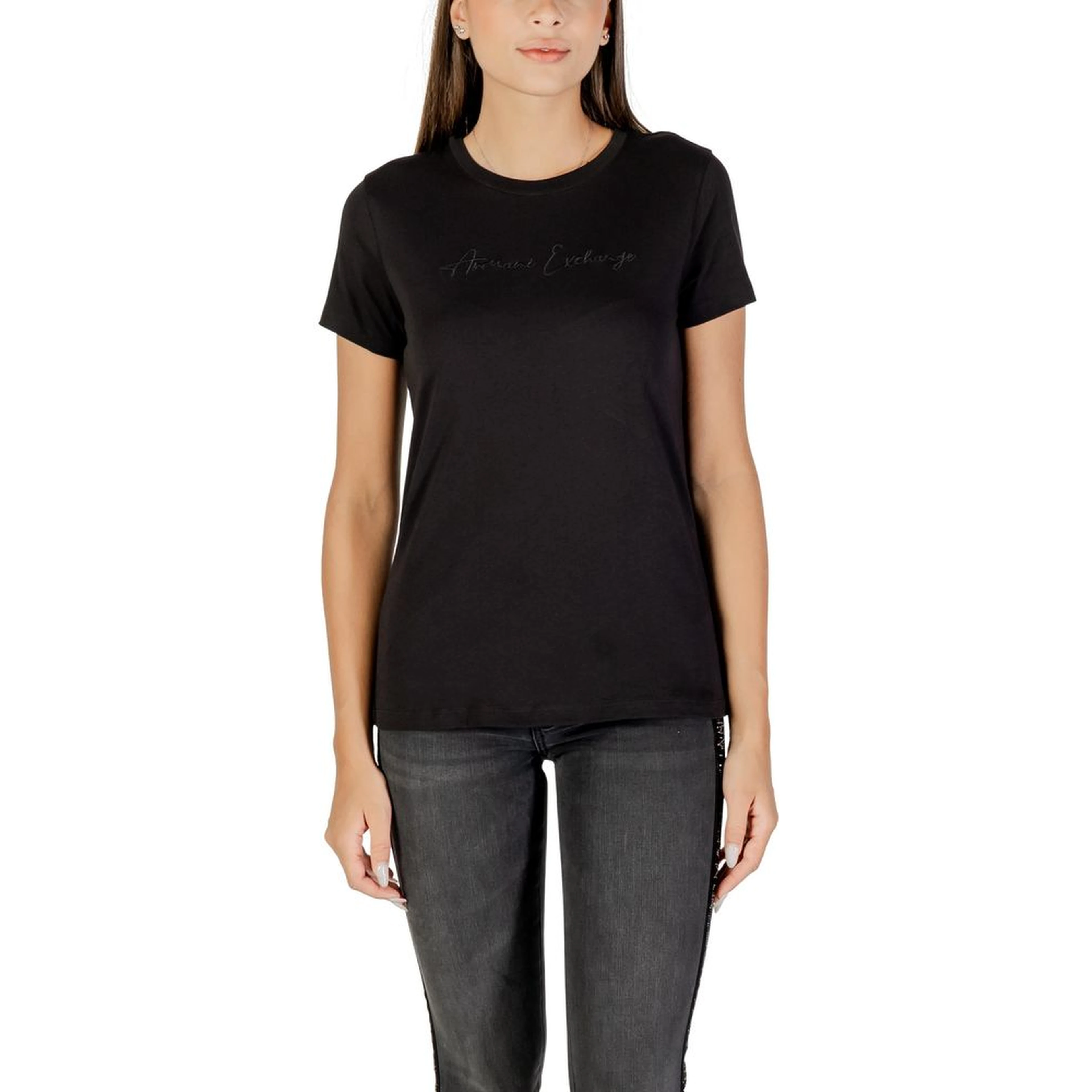 Black Cotton T-Shirt
