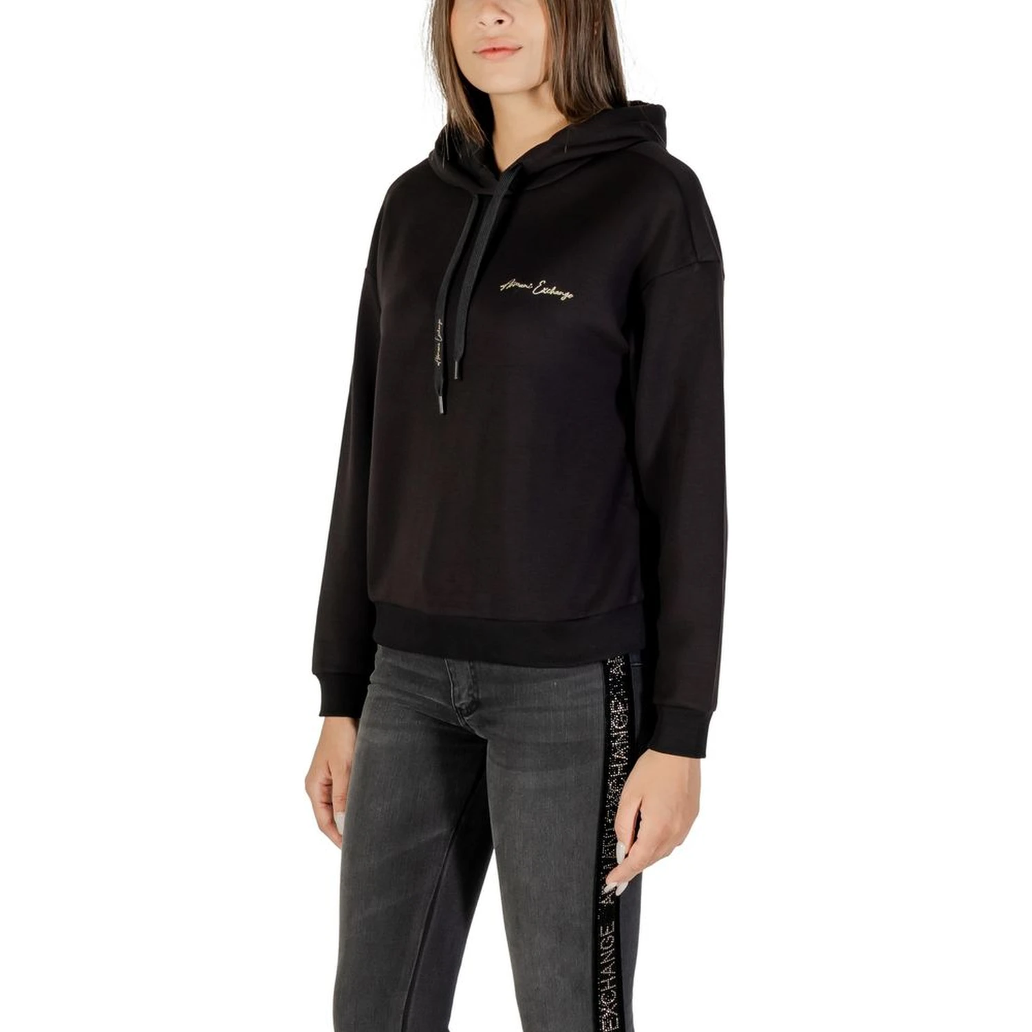 Bicolor Viscose Hoodie