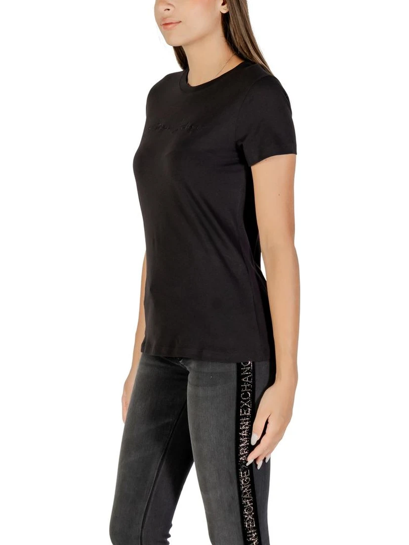 Black Cotton T-Shirt