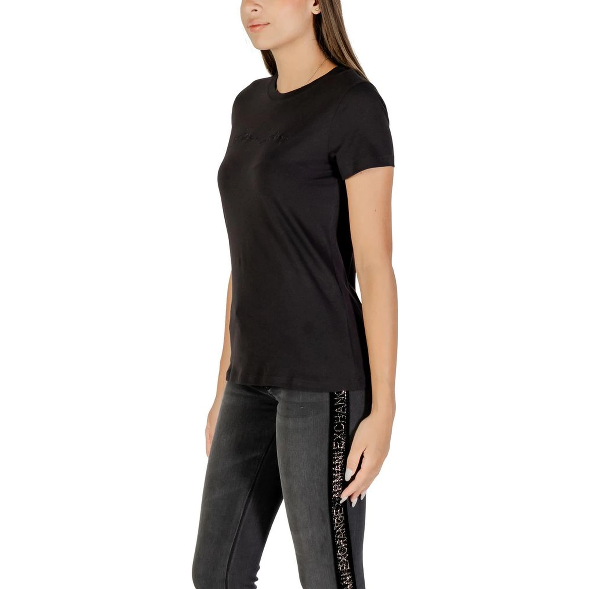 Black Cotton T-Shirt